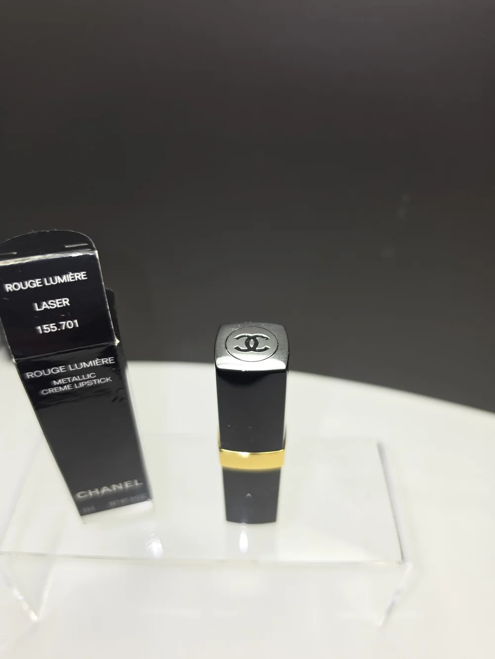 SUPER RARE VINTAGE CHANEL Rouge Lumière Metallic Creme Lipstick - 